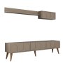 HANAH HOME TV polica Lyon 2 Atlas Walnut - slika 1