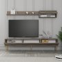 HANAH HOME TV polica Lyon 2 Atlas Gold - slika 3