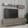 HANAH HOME TV polica Lyon 2 Atlas Gold - slika 4