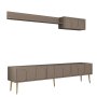 HANAH HOME TV polica Lyon 2 Atlas Gold - slika 1