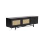 HANAH HOME TV polica Nala 180 Black - slika 1