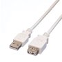 Secomp USB2.0 A-A M/F beige 3.0m produžni kabl - slika 3