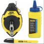 STANLEY 3-delni set; nit za obeležavanje + kreda 30m + marker (0-47-681) - slika 1
