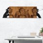 WALLXPERT Zidna dekoracija I didn't see I didn't hear I don't know - slika 1