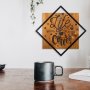 WALLXPERT Zidna dekoracija Life Begins After Coffee - slika 1