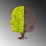 WALLXPERT Zidna dekoracija Green And Dry - slika 4