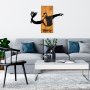 WALLXPERT Zidna dekoracija Banksy Flower Thrower - slika 4
