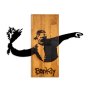 WALLXPERT Zidna dekoracija Banksy Flower Thrower - slika 5