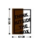 WALLXPERT Zidna dekoracija Think Outside The Box - slika 3