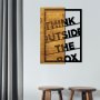 WALLXPERT Zidna dekoracija Think Outside The Box - slika 1