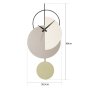 WALLXPERT Zidni sat Madeco Grey - slika 4