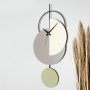 WALLXPERT Zidni sat Madeco Grey - slika 1