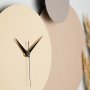 WALLXPERT Zidni sat Pavimento Beige - slika 2