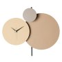 WALLXPERT Zidni sat Pavimento Beige - slika 3