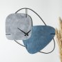 WALLXPERT Zidni sat Brazil Grey - slika 1