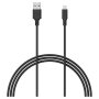 YENKEE YCU 615BK Silic USB A - MFI Lightning Kabl za punjenje - slika 3