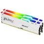 KINGSTON 32GB 2x16GB kit DDR5 6000MT/s CL36 FURY Beast White RGB EXPO KF560C36BWE2AK2-32 - slika 1