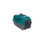 PETMAX Transporter metalna vrata Lux 3 tirkiz 61x40x38 cm - slika 1