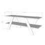 HANAH HOME TV polica April Anthracite - slika 4