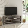 HANAH HOME TV polica Thales Corner Light Mocha - slika 1