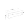 HANAH HOME TV polica Maku Ephesus Marble - slika 5