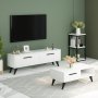 HANAH HOME TV polica Melisa White - slika 3