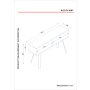 HANAH HOME TV polica Alya - Walnut - slika 3