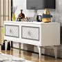 HANAH HOME TV polica Arel White Silver - slika 3