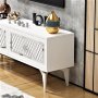 HANAH HOME TV polica Arel White Silver - slika 5