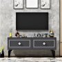 HANAH HOME TV polica Arel Anthracite Silver - slika 1