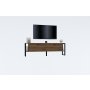 HANAH HOME TV polica Ahu Walnut - slika 2