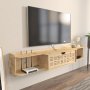 HANAH HOME TV polica Pare Oak - slika 2