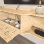 HANAH HOME TV polica Pare Oak - slika 4