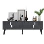 HANAH HOME TV polica Moda Anthracite Silver - slika 2