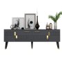 HANAH HOME TV polica Moda Anthracite Gold - slika 2