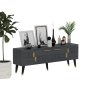 HANAH HOME TV polica Moda Anthracite Gold - slika 3