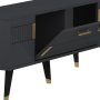 HANAH HOME TV polica Moda Anthracite Gold - slika 5