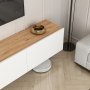 HANAH HOME TV polica West White Atlantic Pine - slika 3