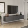 HANAH HOME TV polica West Anthracite - slika 2