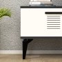 HANAH HOME TV polica Asimo Anthracite White - slika 4
