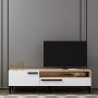 HANAH HOME TV polica Zera White - slika 1