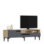 HANAH HOME TV polica Zera Anthracite - slika 3