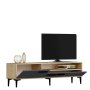 HANAH HOME TV polica Zera Anthracite - slika 4