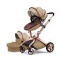HOT MOM Kolica za bebe 2u1 (F22) - CROCO (sportsko sediste+korpa) - slika 1