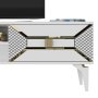 HANAH HOME TV polica Yumedi White Gold - slika 3