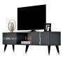 HANAH HOME TV polica Vania Anthracite Silver - slika 4