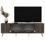 HANAH HOME TV polica Detas Walnut Silver - slika 5