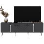 HANAH HOME TV polica Detas Anthracite Silver - slika 3