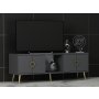 HANAH HOME TV polica Cey Anthracite - slika 2