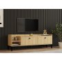 HANAH HOME TV polica Heflin Sapphire Oak - slika 1